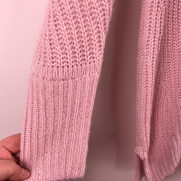Philosophy Blush Pink Large Knit Oversized Sweater - Picture 4 of 8